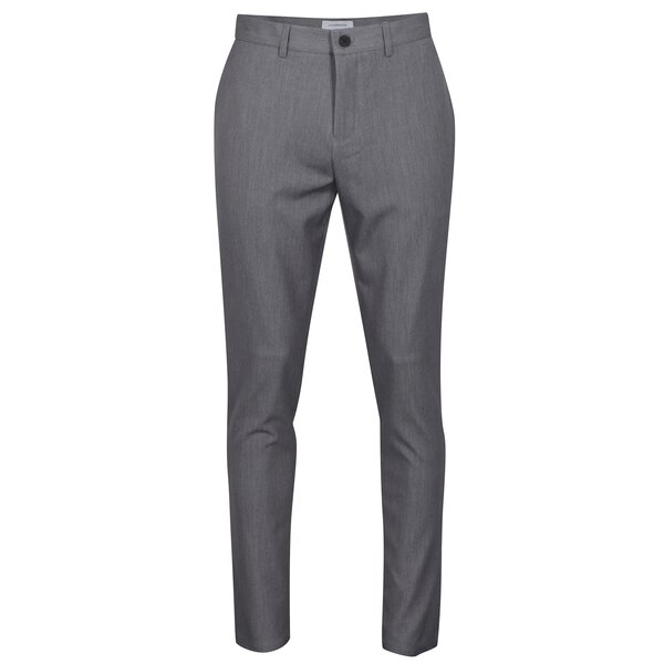Pantaloni elastici gri cu buzunare - Lindbergh