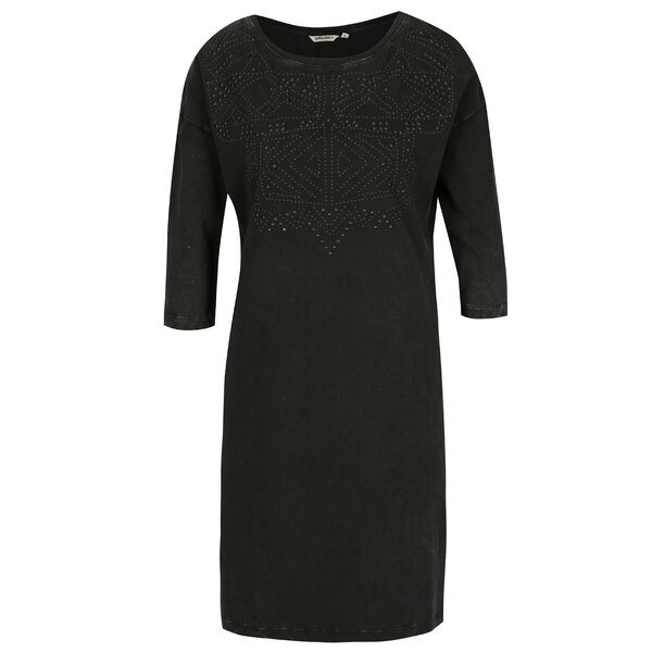 Rochie bluza neagra cu aplicatie - Garcia Jeans