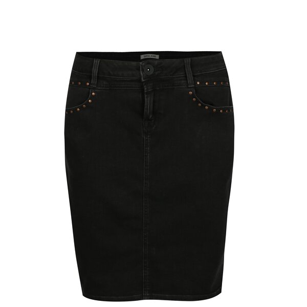 Fusta neagra din denim - Garcia Jeans
