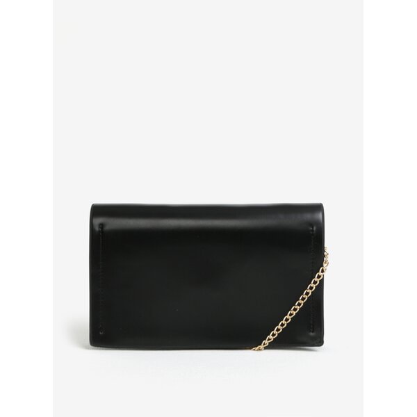 Geanta plic neagra cu bareta tip lant - MISSGUIDED