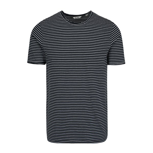 Tricou albastru&crem in dungi - ONLY & SONS Albert Stripe