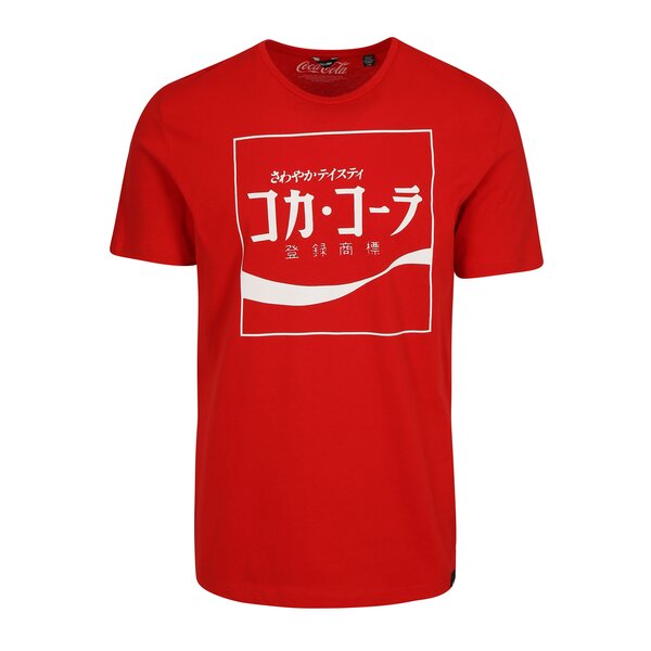 Tricou rosu cu print - ONLY & SONS Coca Cola