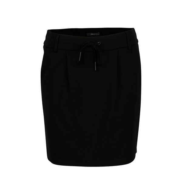 Fusta neagra cu talie elastica - ONLY Poptrash
