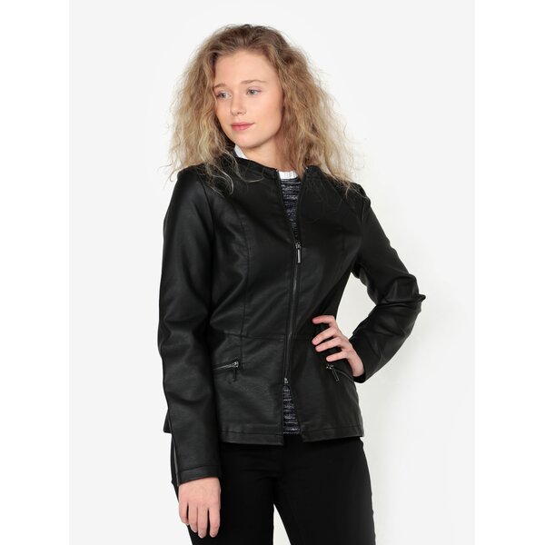 Jacheta neagra cu buzunare Oasis Faux