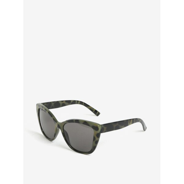 Ochelari de soare cu rama kaki animal print - Cheap Monday Forever
