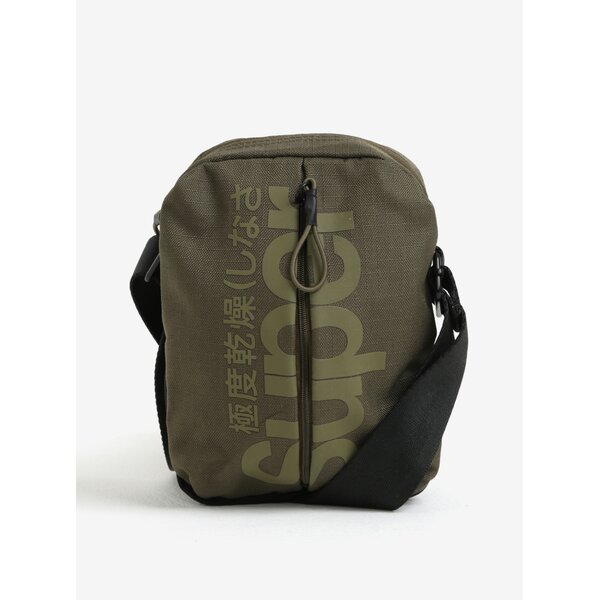 Geanta kaki crossbody pentru barbati - Superdry