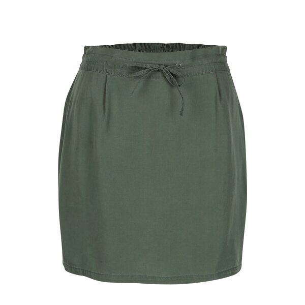 Fusta scurta verde cu snur in talie - Noisy May Haylie