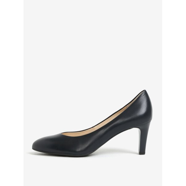 Pantofi bleumarin din piele cu toc- Högl