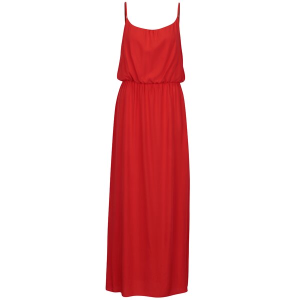 Rochie maxi rosie cu bretele ajustabile - ONLY Nova