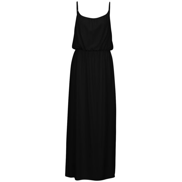 Rochie maxi neagra cu bretele ajustabile - ONLY Nova