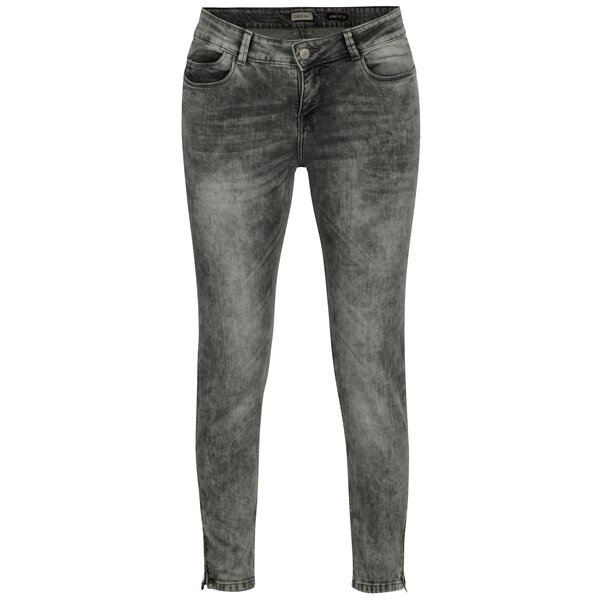 Blugi skinny gri cu aspect prespalat Cars Tippa
