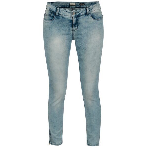 Blugi skinny albastri cu aspect prespalat Cars Tippa