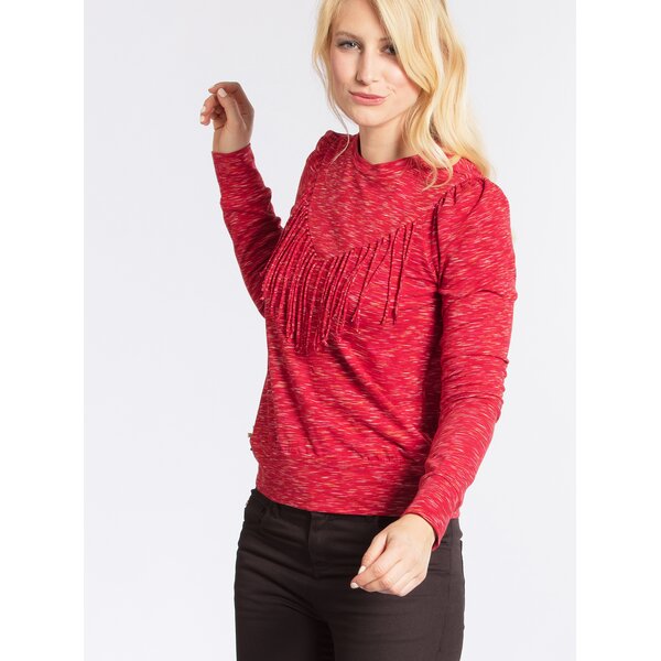 Bluza rosie cu franjuri Blutsgeschwister