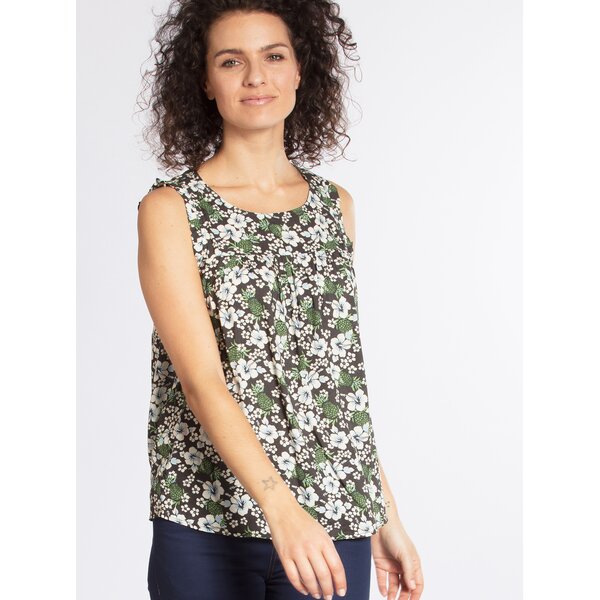 Top lejer cu print floral Blutsgeschwister