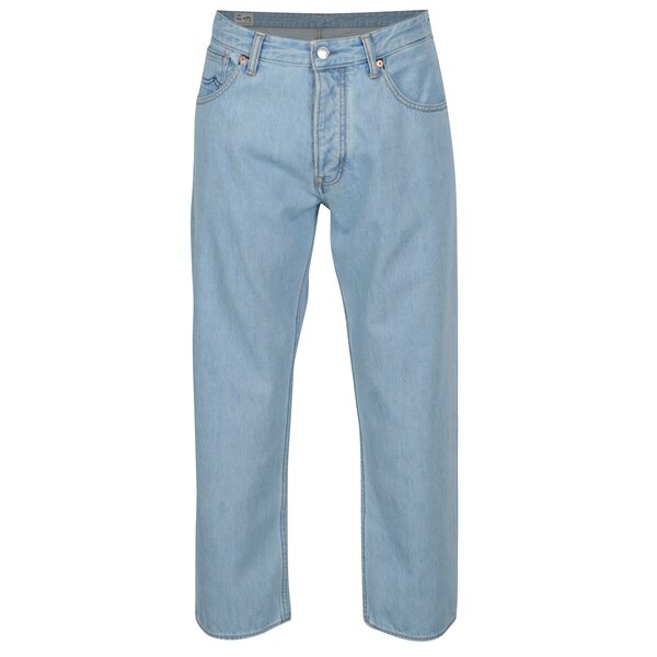 Blugi bleu evazati cu talie inalta pentru barbati Kings of Indigo Thor Cropped