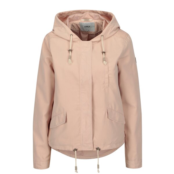 Jacheta roz deschis cu gluga - ONLY New Skylar