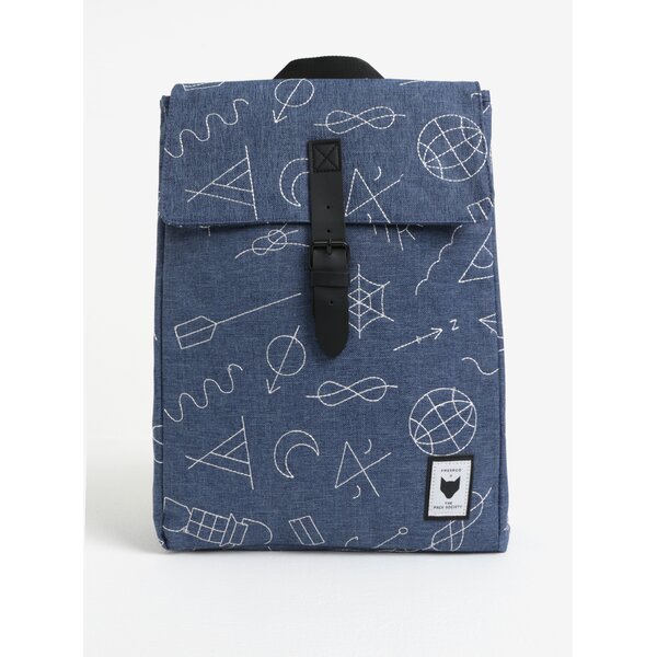 Ruscac albastru cu buzunar pentru laptop 18L - The Pack Society