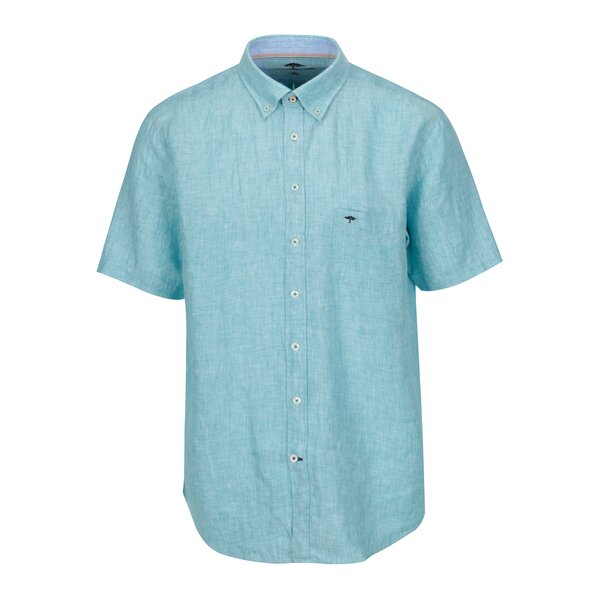 Camasa casual fit albastru deschis cu maneci scurte - Fynch-Hatton