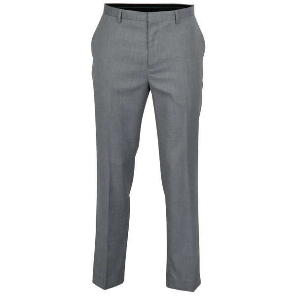 Pantaloni de costum tailored fit gri albastrui - Burton Menswear London