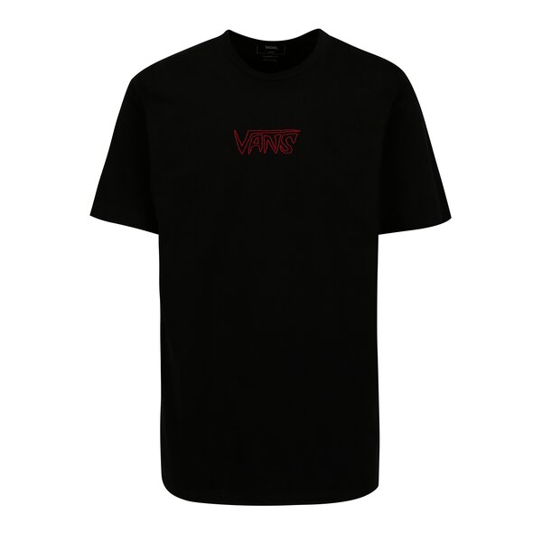 Tricou negru cu logo pentru barbati VANS Sketch Tape