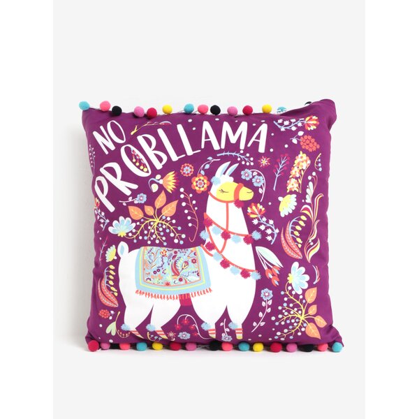 Perna violet cu aplicatii decorative si print - SIFCON