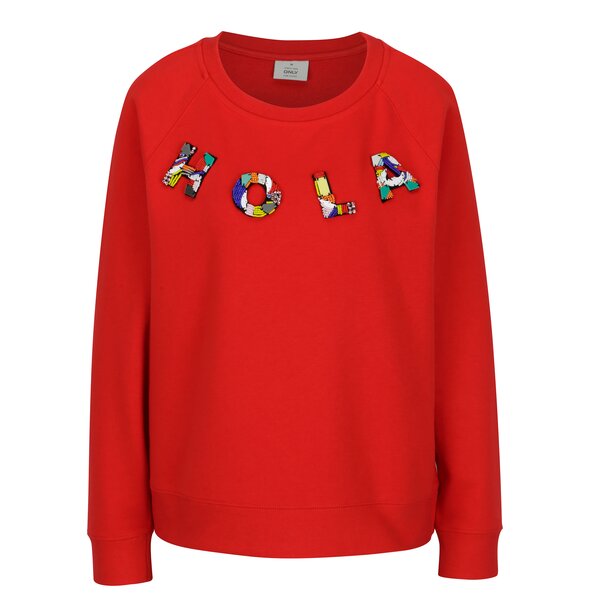 Bluza rosie cu aplicatie din margele ONLY Millie