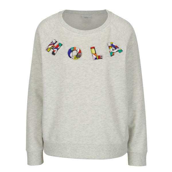 Bluza gri cu aplicatie din margele ONLY Millie