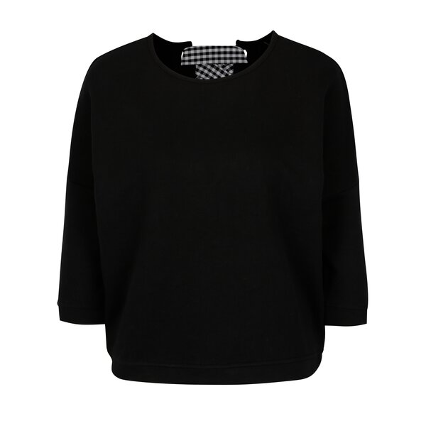 Bluza sport neagra cu panglici incrucisate la spate - ONLY Sophia