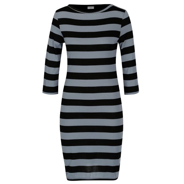 Rochie dreapta cu dungi gri cu negru Jacqueline de Yong Bug
