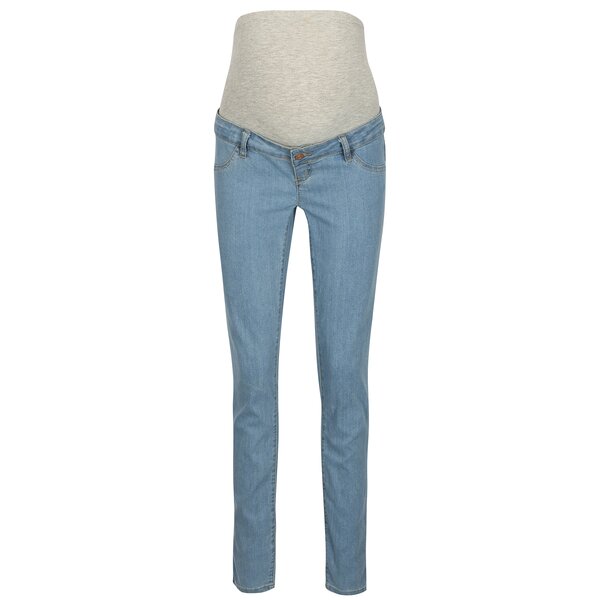 Blugi bleu slim fit pentru femei insarcinate - Mama.licious Julia