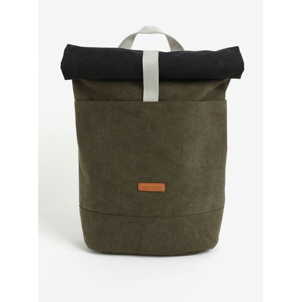 Rucsac impermeabil kaki realizat din material reciclabil Ucon Hajo 20 l