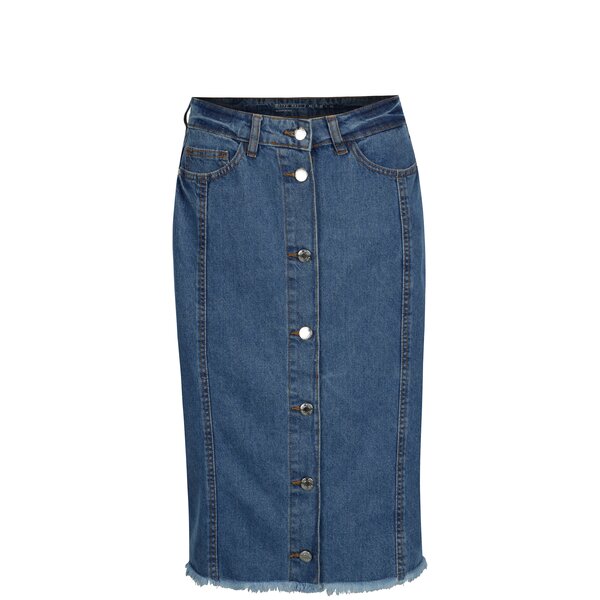 Fusta din denim cu terminatie nefinisata - Noisy May Be blair