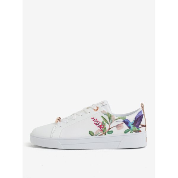 Pantofi sport cu print multicolor si detalii din piele Ted Baker Ahfira