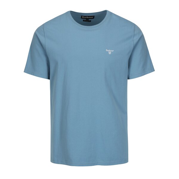 Tricou tailored fit bleu cu logo brodat - Barbour Sports Tee