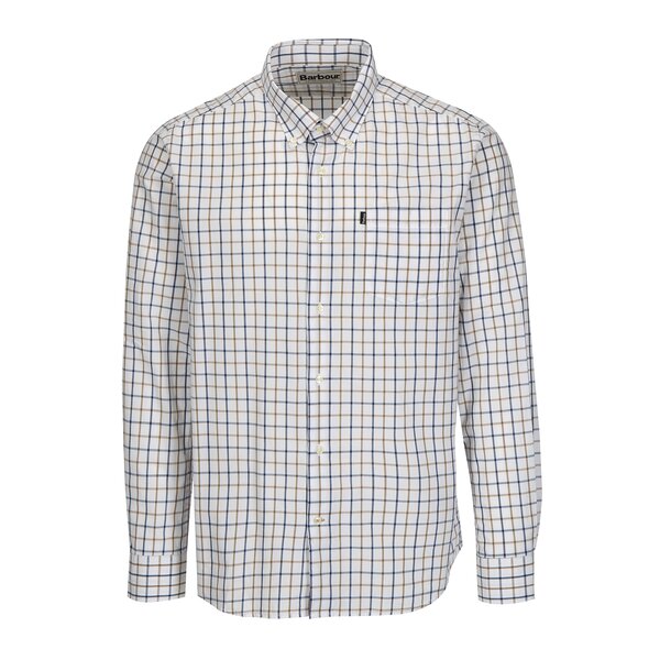 Camasa tailored fit alba in carouri Barbour Henry