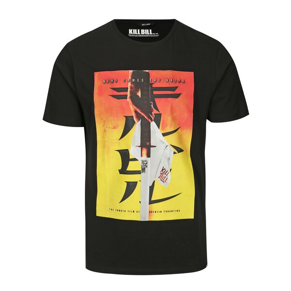 Tricou negru cu print - ONLY & SONS Kill Bill