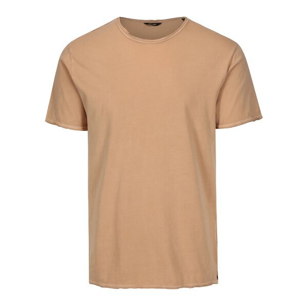 Tricou roz prafuit cu terminatii nefinisate ONLY & SONS Albert