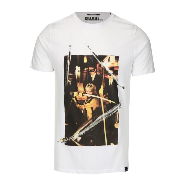 Tricou alb cu print - ONLY & SONS Kill Bill
