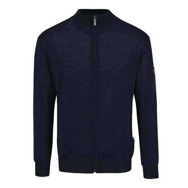 Cardigan unisex bleumarin din lana Merino - Kama