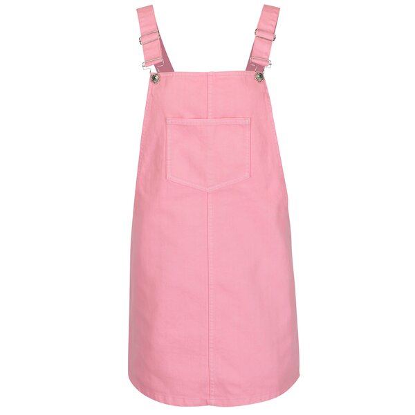 Rochie sarafan roz din denim - ONLY Francesis