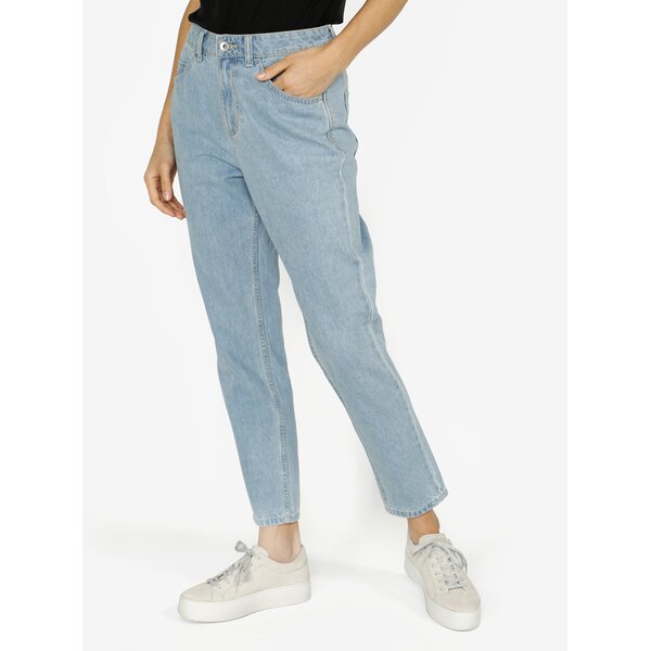 Blugi mom fit albastri cu talie inalta VERO MODA Nineteen