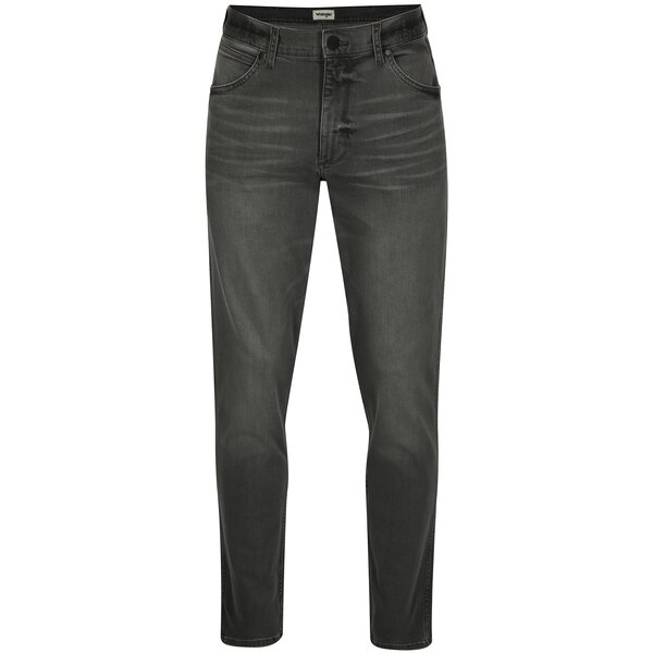 Blugi regular straight fit gri pentru barbati - Wrangler Greensboro