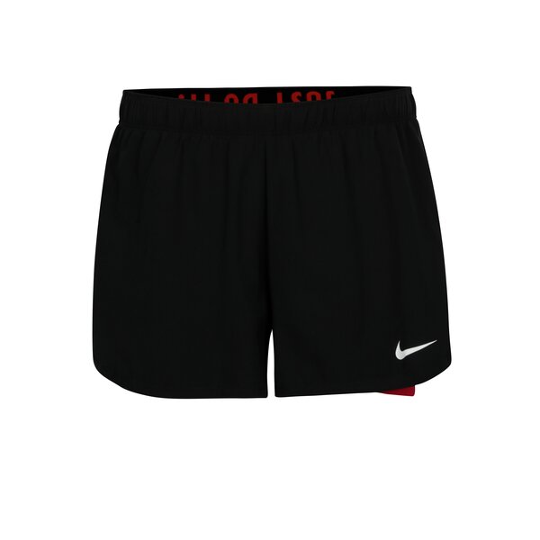 Pantaloni scurti sport negri pentru femei Nike