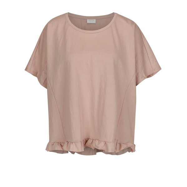 Tricou roz prafuit oversized VILA Rose