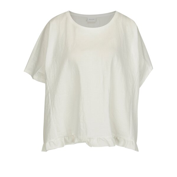 Tricou alb oversized VILA Rose