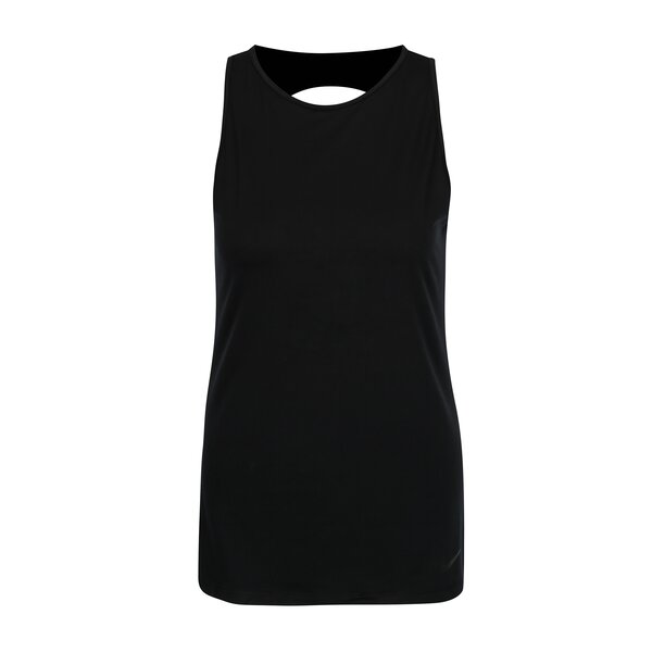 Top sport negru cu decupaj la spate pentru femei Nike Dry Tank