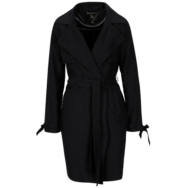 Trenci bleumarin cu funde la maneci - Dorothy Perkins