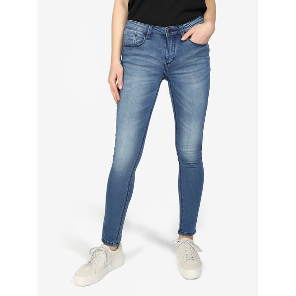 Blugi albastri slim fit Hailys Mia
