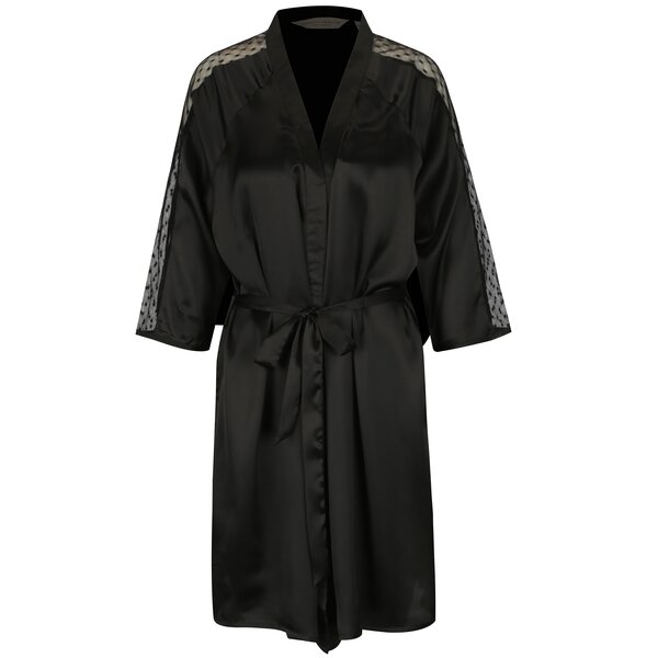 Chimono negru cu detalii pe maneci - Dorothy Perkins
