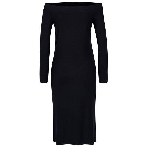 Rochie bleumarin cu decolteu amplu pe umeri - ONLY Kathy